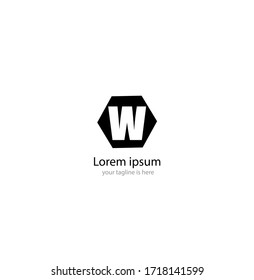 la letra con el concepto de logotipo con fondo blanco