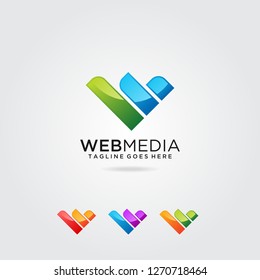 Letter W logo design