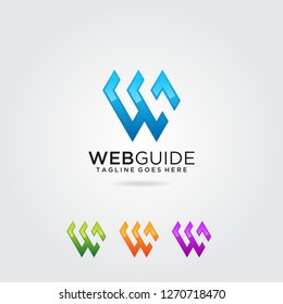Letter W logo design