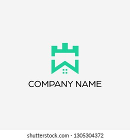 Letter W logo design