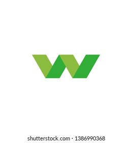 Letter W logo design concept