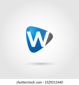 Letter W Logo Design. Creative Letter W Logo design vector template. Type Characters Logotype symbols. Vector Illustrator Eps.10 - Vector