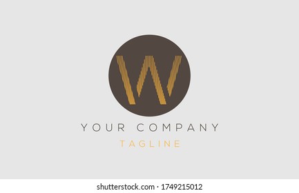 Letter W Logo Design, Creative Modern Icon W
