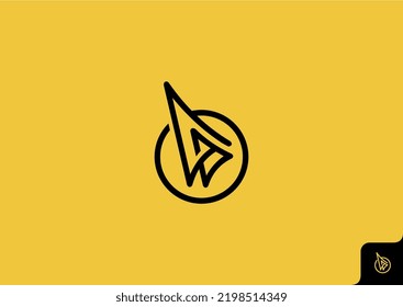 Letter w Logo Design, Creative Minimal Modern icon