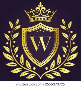 Letter W Logo Design, Creative Minimal WW Monogram. abstract vector logo monogram. W Flower logo Wedding logo. Elegant monogram. Illustration of wedding monogram with flower frame.
