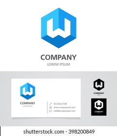 Letter W - Logo Design Element with Business Card - illustration


Vector Logotype Template 

