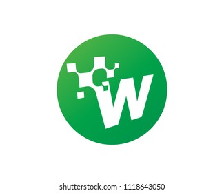 Letter W Logo Design Template