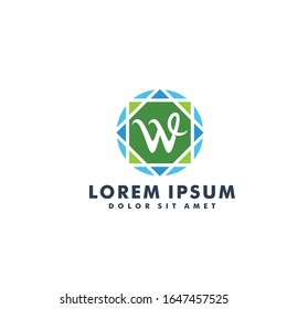 Letter W logo design template vector illustration