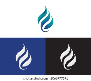 Letter W logo design template 
