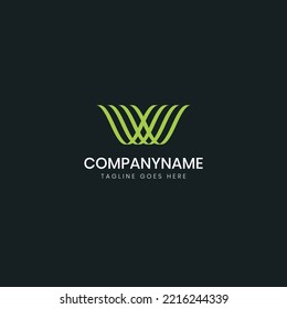 letter W logo design template element. vector logotype