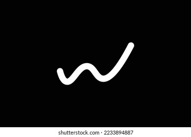 Letter W Up Logo Design Template