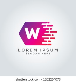 Letter W Logo Design Vector Template