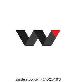 Letter W logo design vector
