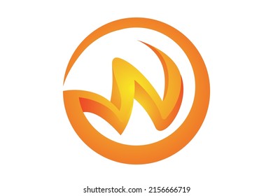 Plantilla de símbolo del icono del vector de diseño del logotipo W. Logo 3D. Diseño de logotipos