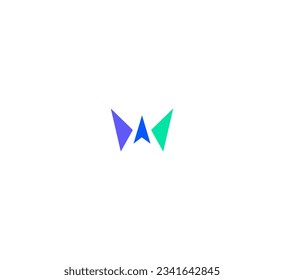 Diseño de vectores de diseño con logotipo de letra W Ilustración Diseño EPS editable Resizable 10.