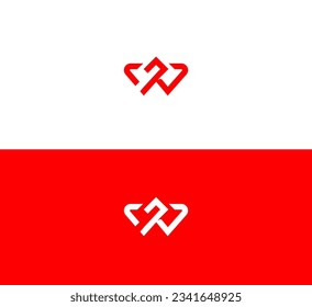 Diseño de vectores de diseño con logotipo de letra W Ilustración Diseño EPS editable Resizable 10.