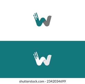 Letter W Logo Design Vector Illustration Design Editable Resizable EPS 10.