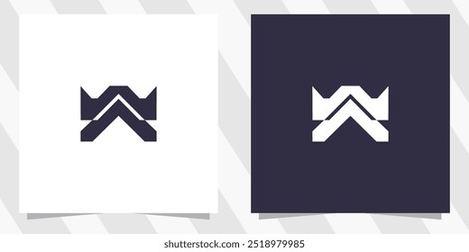letter w logo design vector