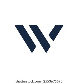 Letter W logo design vector illustration