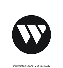 Letter W logo design vector illustration