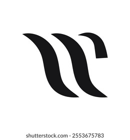 Letter W logo design vector illustration