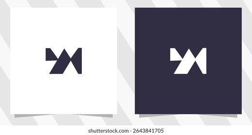 letter w logo design vector