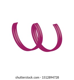 Letter "W" logo design. White background
