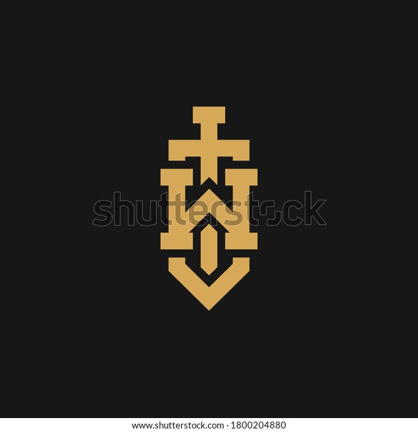 Letter W Logo Flag Creative Minimal Stock Vector (Royalty Free ...