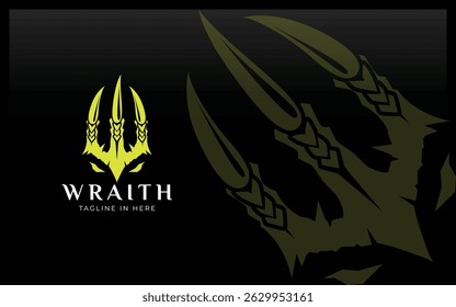Letter W logo formed wraith eye