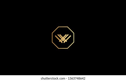 LETTER W LOGO WITH FRAME FOR LOGO DESIGN OR ILLUSTRATION USE