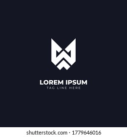 Letter W logo for gym creative idea
