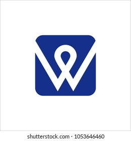 Letter W logo icon design template elements
