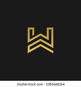 Letter W logo icon design template elements - vector sign