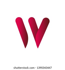 Letter W logo icon design template elements 