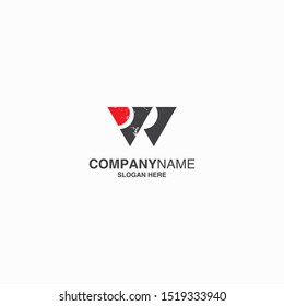 
Letter W Logo Icon Design Template Stock Vector