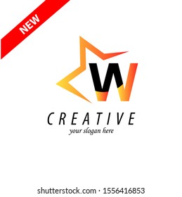 Letter W logo icon design template elements 