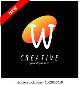 Letter W logo icon design template elements 
