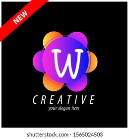 Letter W logo icon design template elements 