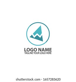 Abbildung des Firmenlogo-Designs mit dem Buchstaben W