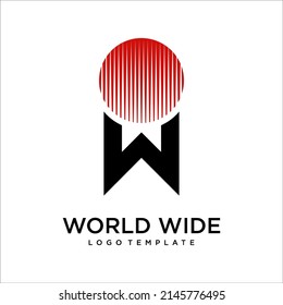 Letter W logo icon design template
