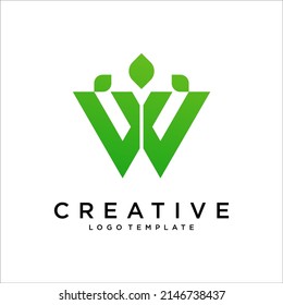 Letter W logo icon design template