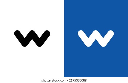 Letter W logo icon design template elements