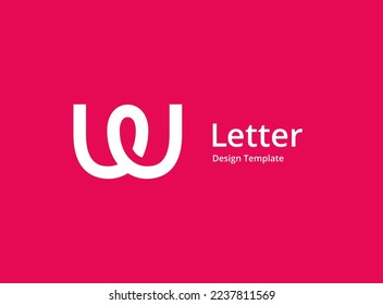 Letter W logo icon design template elements