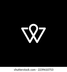 Letter W logo or icon design