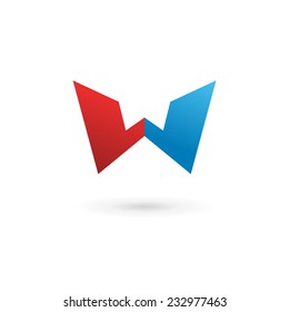 Letter W logo icon design template elements 