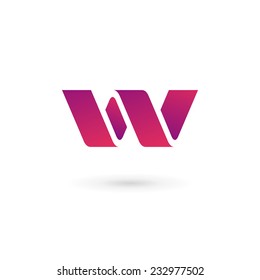 Letter W logo icon design template elements 