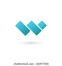 Letter W logo icon design template elements 