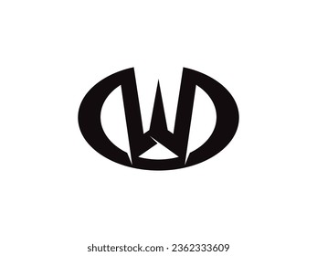 Elementos de la plantilla de diseño de iconos del logotipo de la letra W. inspiración de diseño de logotipo w