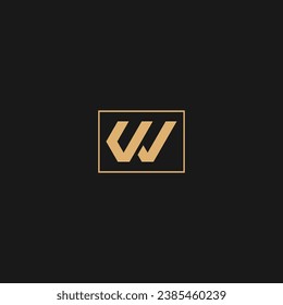 Letter W logo icon design template element,