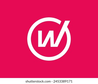Letter W logo icon design template elements